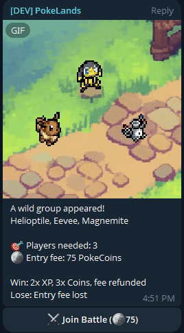 Telegram Chat Spawns